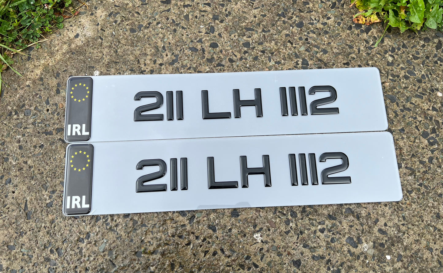 Tinted Plates with black 3D gels